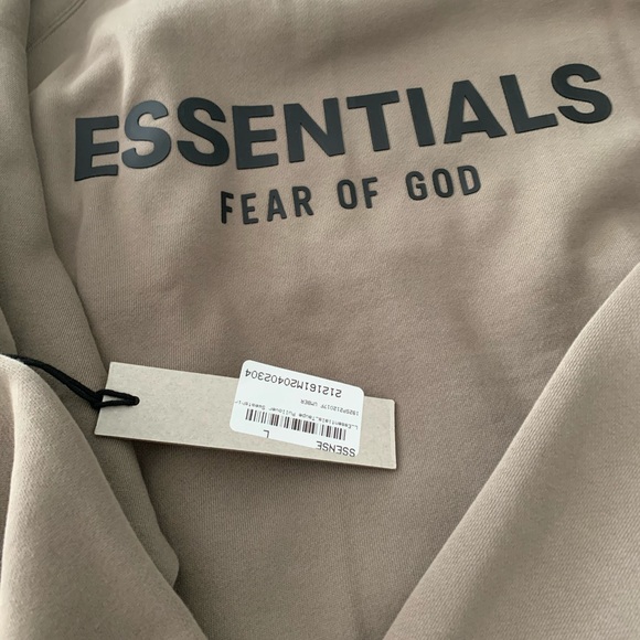 ❌SOLD❌ESSENTIALS Fear of God -Taupe Neck Sweater - Picture 6 of 10